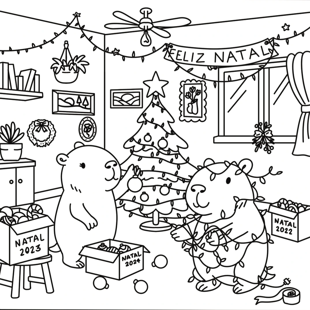 Página interna Preparativos de Natal